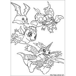 Coloriage Digimon (Animé et Manga) #51595 à imprimer et colorier