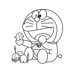 Dessin à colorier: Doraemon (Animé et Manga) #208766 - Coloriages à Imprimer Gratuits