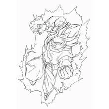 Dessin à colorier: Dragon Ball Z (Animé et Manga) #38479 - Coloriages à Imprimer Gratuits