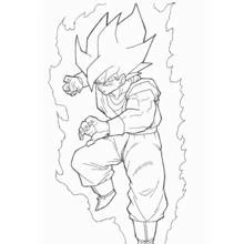 Coloriage Dragon Ball Z (Animé et Manga) #38496 à imprimer et colorier