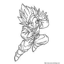 Dessin à colorier: Dragon Ball Z (Animé et Manga) #38514 - Coloriages à Imprimer Gratuits