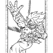 Coloriage Dragon Ball Z (Animé et Manga) #38529 à imprimer et colorier
