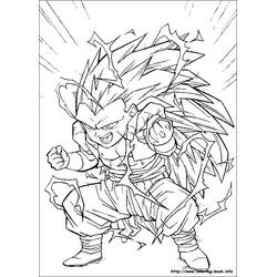 Coloriage Dragon Ball Z (Animé et Manga) #38534 à imprimer et colorier