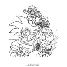 Dessin à colorier: Dragon Ball Z (Animé et Manga) #38550 - Coloriages à Imprimer Gratuits