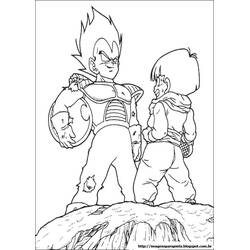 Coloriage Dragon Ball Z (Animé et Manga) #38552 à imprimer et colorier