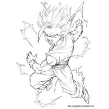 Dessin à colorier: Dragon Ball Z (Animé et Manga) #38559 - Coloriages à Imprimer Gratuits