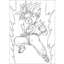 Dessin à colorier: Dragon Ball Z (Animé et Manga) #38567 - Coloriages à Imprimer Gratuits