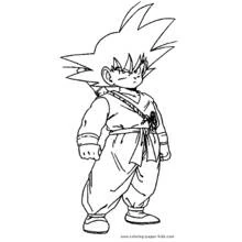 Coloriage Dragon Ball Z (Animé et Manga) #38631 à imprimer et colorier