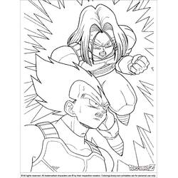 Coloriage Dragon Ball Z (Animé et Manga) #38633 à imprimer et colorier