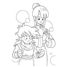 Coloriage Dragon Ball Z (Animé et Manga) #38635 à imprimer et colorier