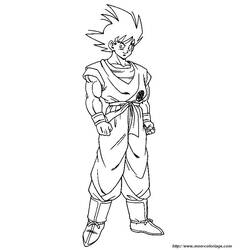 Dessin à colorier: Dragon Ball Z (Animé et Manga) #38638 - Coloriages à Imprimer Gratuits