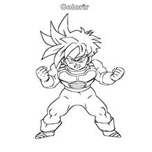 Dessin à colorier: Dragon Ball Z (Animé et Manga) #38673 - Coloriages à Imprimer Gratuits