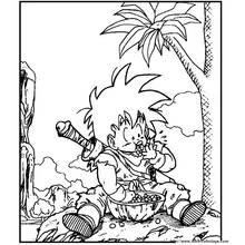 Coloriage Dragon Ball Z (Animé et Manga) #38685 à imprimer et colorier