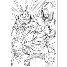 Coloriage Dragon Ball Z (Animé et Manga) #38695 à imprimer et colorier