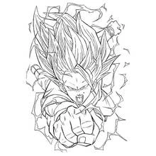 Coloriage Dragon Ball Z (Animé et Manga) #38728 à imprimer et colorier