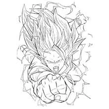 Dessin à colorier: Dragon Ball Z (Animé et Manga) #38730 - Coloriages à Imprimer Gratuits
