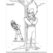 Coloriage Dragon Ball Z (Animé et Manga) #38750 à imprimer et colorier