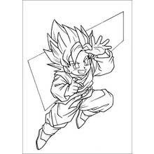 Coloriage Dragon Ball Z (Animé et Manga) #38785 à imprimer et colorier