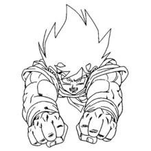 Coloriage Dragon Ball Z (Animé et Manga) #38827 à imprimer et colorier