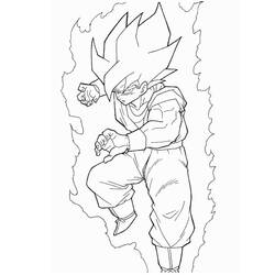 Dessin à colorier: Dragon Ball Z (Animé et Manga) #38839 - Coloriages à Imprimer Gratuits