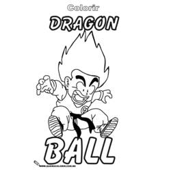 Coloriage Dragon Ball Z (Animé et Manga) #38849 à imprimer et colorier