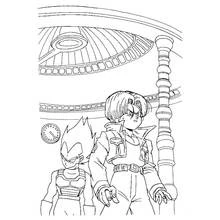 Coloriage Dragon Ball Z (Animé et Manga) #38854 à imprimer et colorier