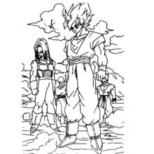 Coloriage Dragon Ball Z (Animé et Manga) #38867 à imprimer et colorier