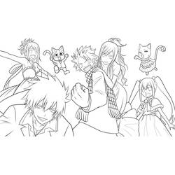 Coloriage Fairy Tail (Animé et Manga) #176082 à imprimer et colorier