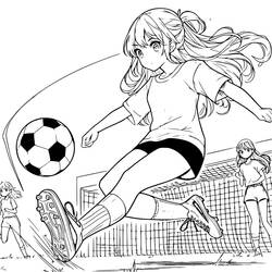 Dessin à colorier: Fille Manga (Animé et Manga) #213391 - Coloriages à Imprimer Gratuits