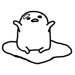 Dessins à colorier: Gudetama - Coloriages à Imprimer Gratuits
