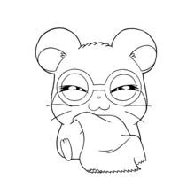 Coloriage Hamtaro (Animé et Manga) #39927 à imprimer et colorier