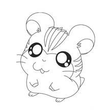 Coloriage Hamtaro (Animé et Manga) #39945 à imprimer et colorier