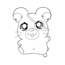 Coloriage Hamtaro (Animé et Manga) #39949 à imprimer et colorier