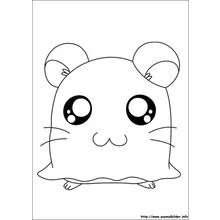 Coloriage Hamtaro (Animé et Manga) #40003 à imprimer et colorier