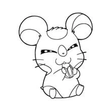 Coloriage Hamtaro (Animé et Manga) #40025 à imprimer et colorier