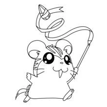 Coloriage Hamtaro (Animé et Manga) #40026 à imprimer et colorier