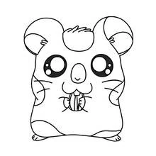 Coloriage Hamtaro (Animé et Manga) #40037 à imprimer et colorier