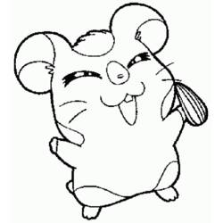 Coloriage Hamtaro (Animé et Manga) #40053 à imprimer et colorier