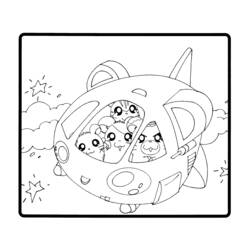 Coloriage Hamtaro (Animé et Manga) #40067 à imprimer et colorier