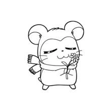 Coloriage Hamtaro (Animé et Manga) #40089 à imprimer et colorier