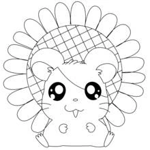 Coloriage Hamtaro (Animé et Manga) #40131 à imprimer et colorier
