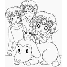 Coloriage Hamtaro (Animé et Manga) #40132 à imprimer et colorier