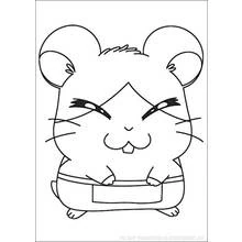 Coloriage Hamtaro (Animé et Manga) #40171 à imprimer et colorier