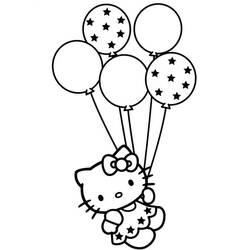 Coloriage Hello Kitty (Animé et Manga) #175659 à imprimer et colorier