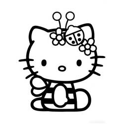 Coloriage Hello Kitty (Animé et Manga) #175661 à imprimer et colorier