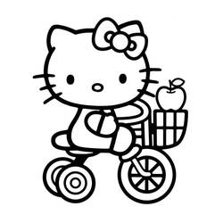 Coloriage Hello Kitty (Animé et Manga) #175695 à imprimer et colorier