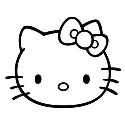 Coloriage Hello Kitty (Animé et Manga) #175699 à imprimer et colorier