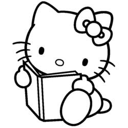 Coloriage Hello Kitty (Animé et Manga) #36750 à imprimer et colorier