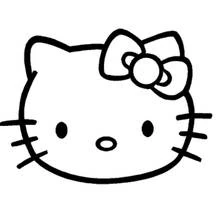 Coloriage Hello Kitty (Animé et Manga) #36756 à imprimer et colorier