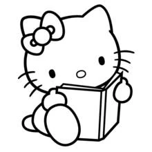 Dessin à colorier: Hello Kitty (Animé et Manga) #36781 - Coloriages à Imprimer Gratuits